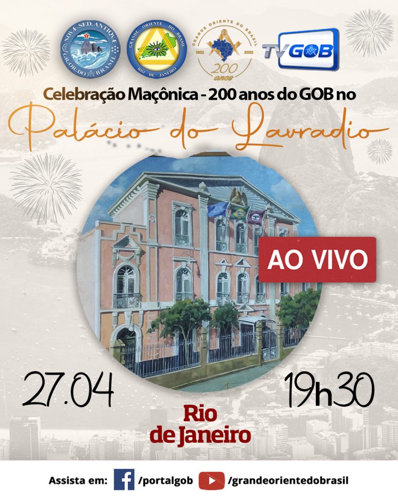 27.04.22 - Celebração Maçônica - Palácio do Lavradio