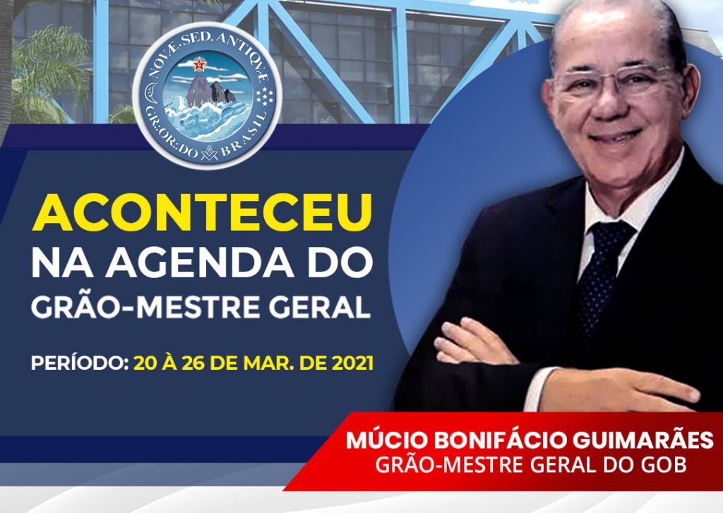 Aconteceu na Agenda do GMG - 20 À 26 DE MAR. 2021 - Miniatura