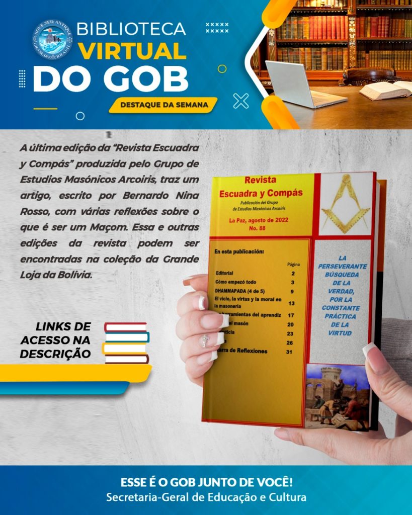 Grande Oriente do Brasil - Biblioteca Virtual do GOB – Destaque da