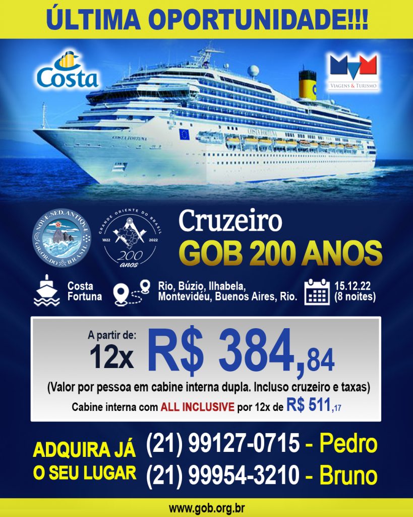 Cruzeiro GOB 200 anos - Versão 2