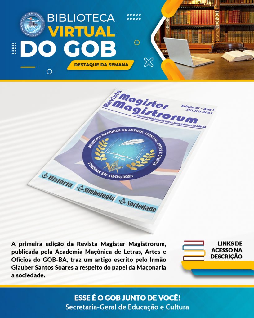 Grande Oriente do Brasil - Biblioteca Virtual do GOB – Destaque da