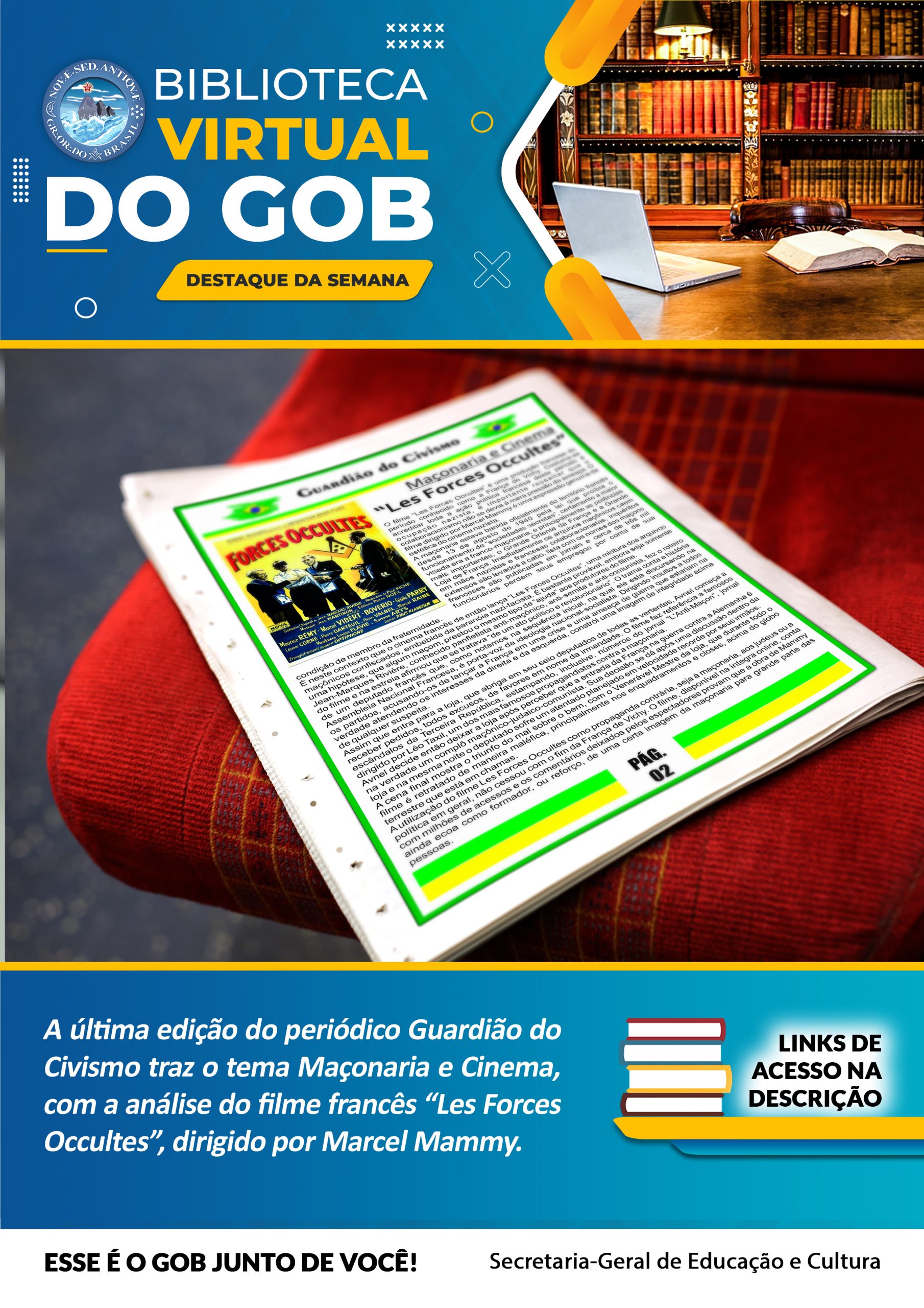 Grande Oriente do Brasil - Biblioteca Virtual do GOB – Destaque da