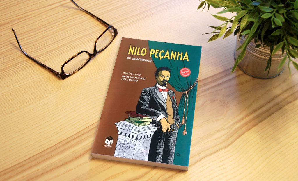 Nilo Peçanha em Quadrinhos - Mockup